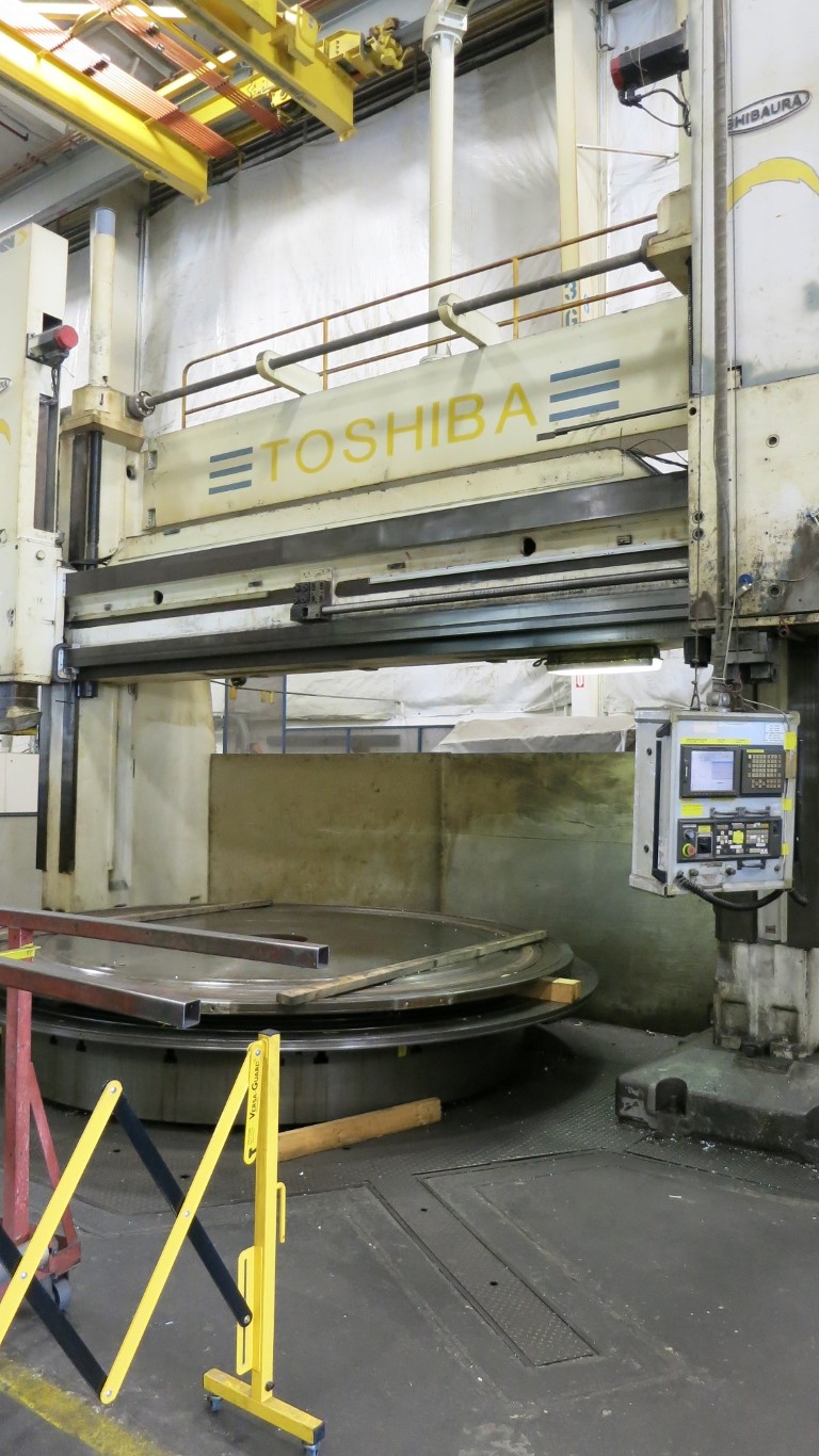 Toshiba 141" CNC Vertical Boring Mill, Machine ID: 8557
